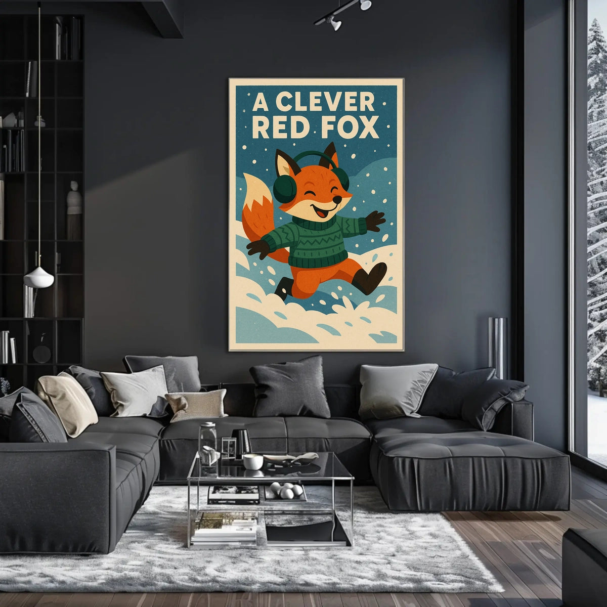 A Clever Red Fox Poster