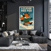 A Clever Red Fox Poster