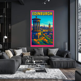Edinburgh Cityscape Poster
