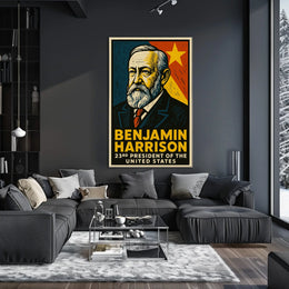 Benjamin Harrison 23rd President Poster