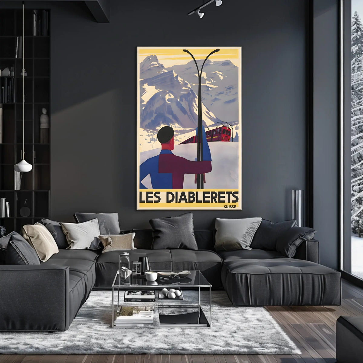Les Diablerets Swiss Alps Adventure Poster