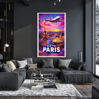 Fly To Paris Poster