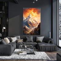 Majestic Mountain Landscape Poster