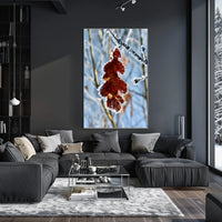 Winter Serenity Bearded Reedling Poster