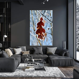 Winter Serenity Bearded Reedling Poster