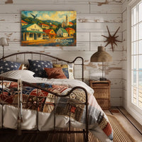 Christmas Island Artistic Townscape Poster