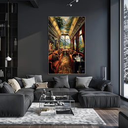 Luxurious Train Journey Poster