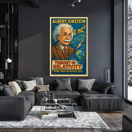 Albert Einstein Nobel Prize In Physics Poster