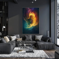 Mesmerizing Cosmic Nebula Art Print in Space or Astronomy Poster PosterGoat