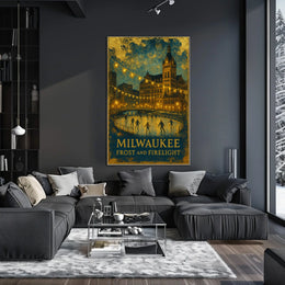 Milwaukee Frost And Firelight Poster