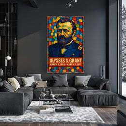 Ulysses S. Grant 18Th President Poster