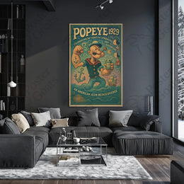 Popeye 94th Anniversary Vintage Pop Culture Poster