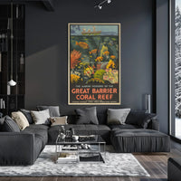 The Marine Wonders Of The Great Barrier Poster