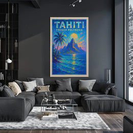 Tahiti French Polynesia Poster