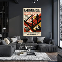 Golden State A Celebration of California Poster