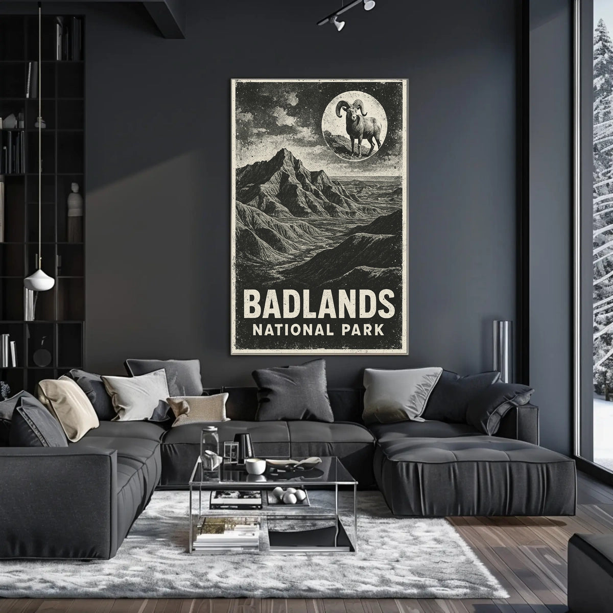 Badlands National Park Poster