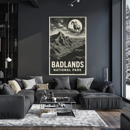 Badlands National Park Poster