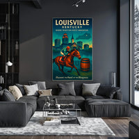 Louisville, Kentucky Where Tradition Meets Innovation Poster