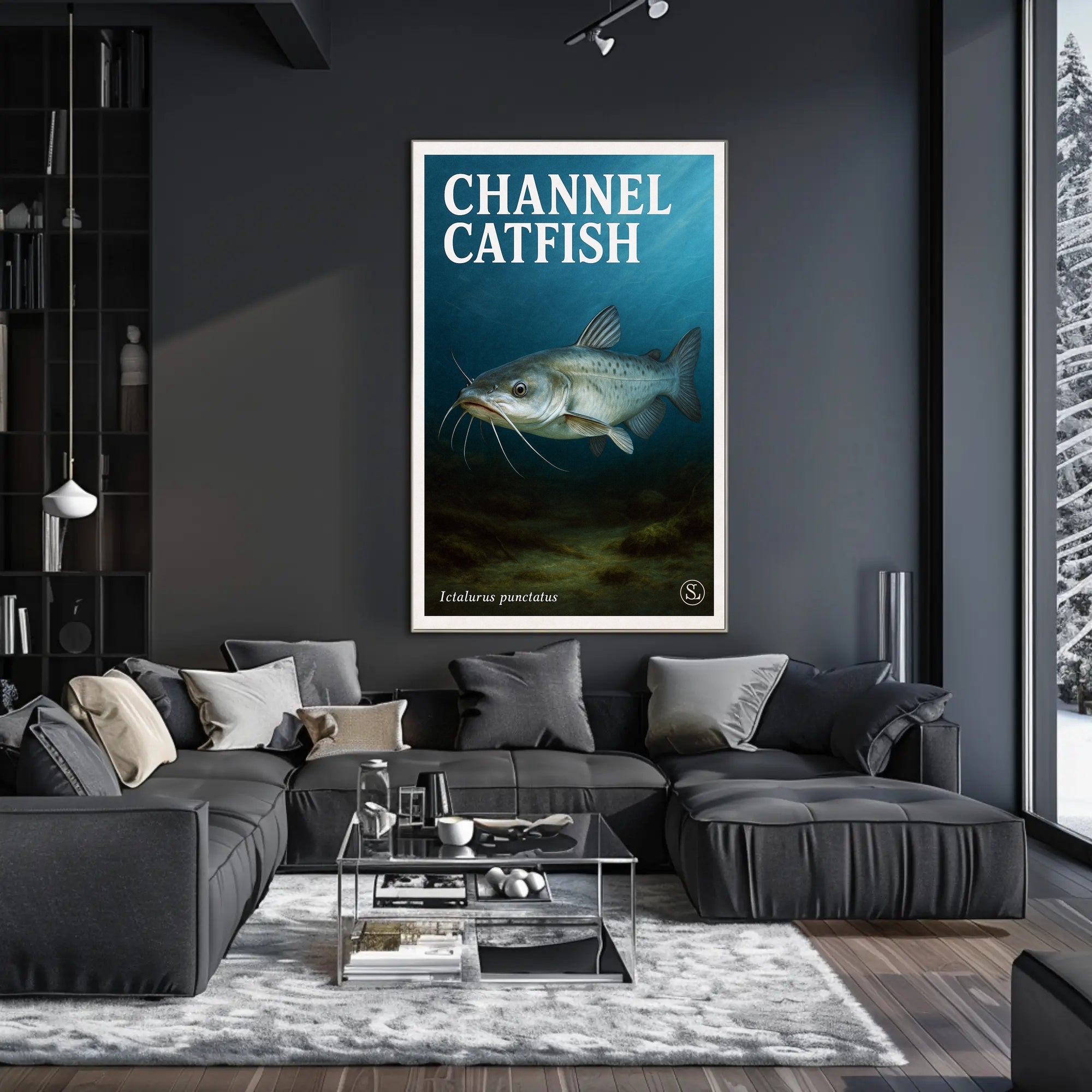 Channel Catfish Poster PosterGoat