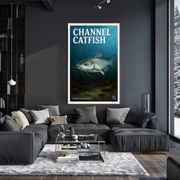 Channel Catfish Poster PosterGoat