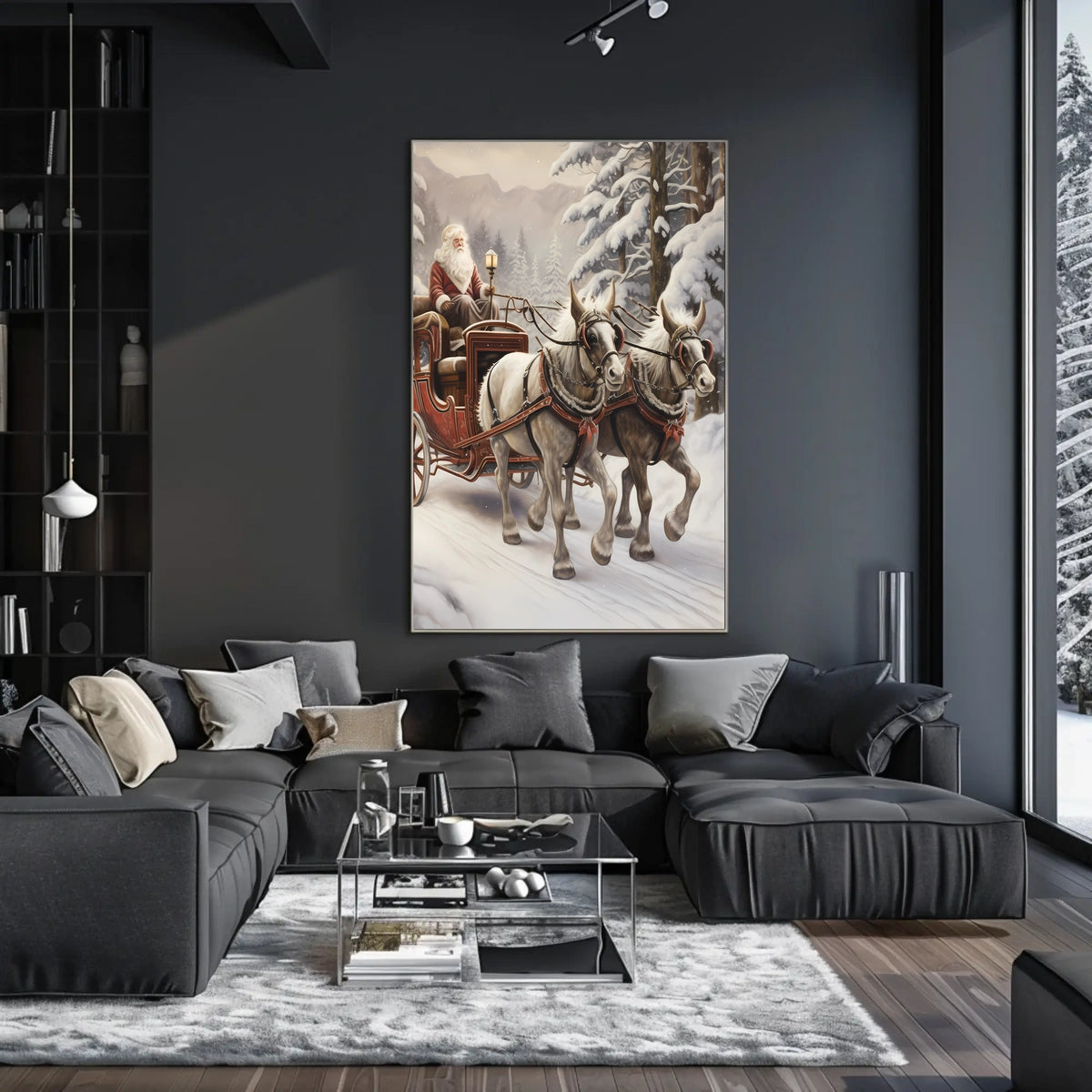 Winter Wonderland Sleigh Ride Poster
