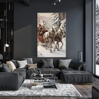 Winter Wonderland Sleigh Ride Poster