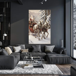 Winter Wonderland Sleigh Ride Poster