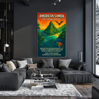 American Samoa National Park Adventure Poster Print