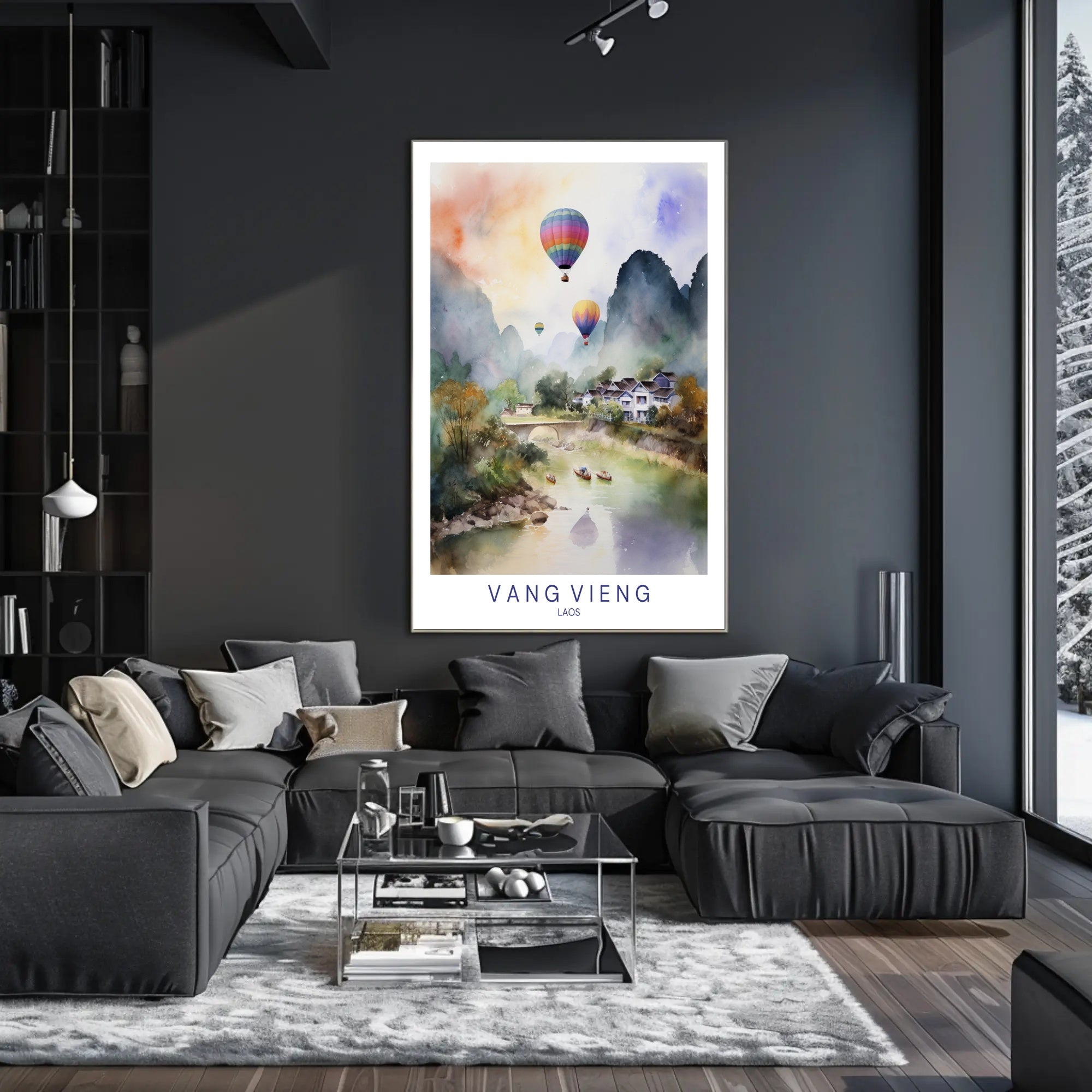 Vang Vieng, Laos Poster PosterGoat