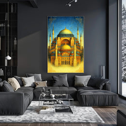 Majestic Architecture of Hagia Sophia Poster PosterGoat