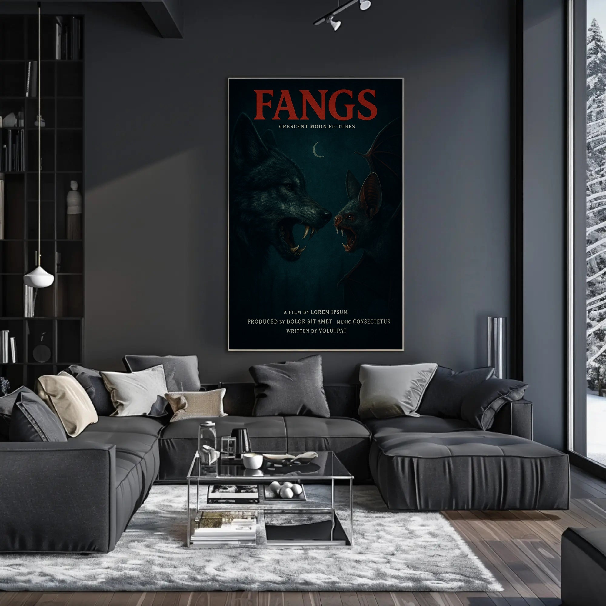 Fangs Poster PosterGoat