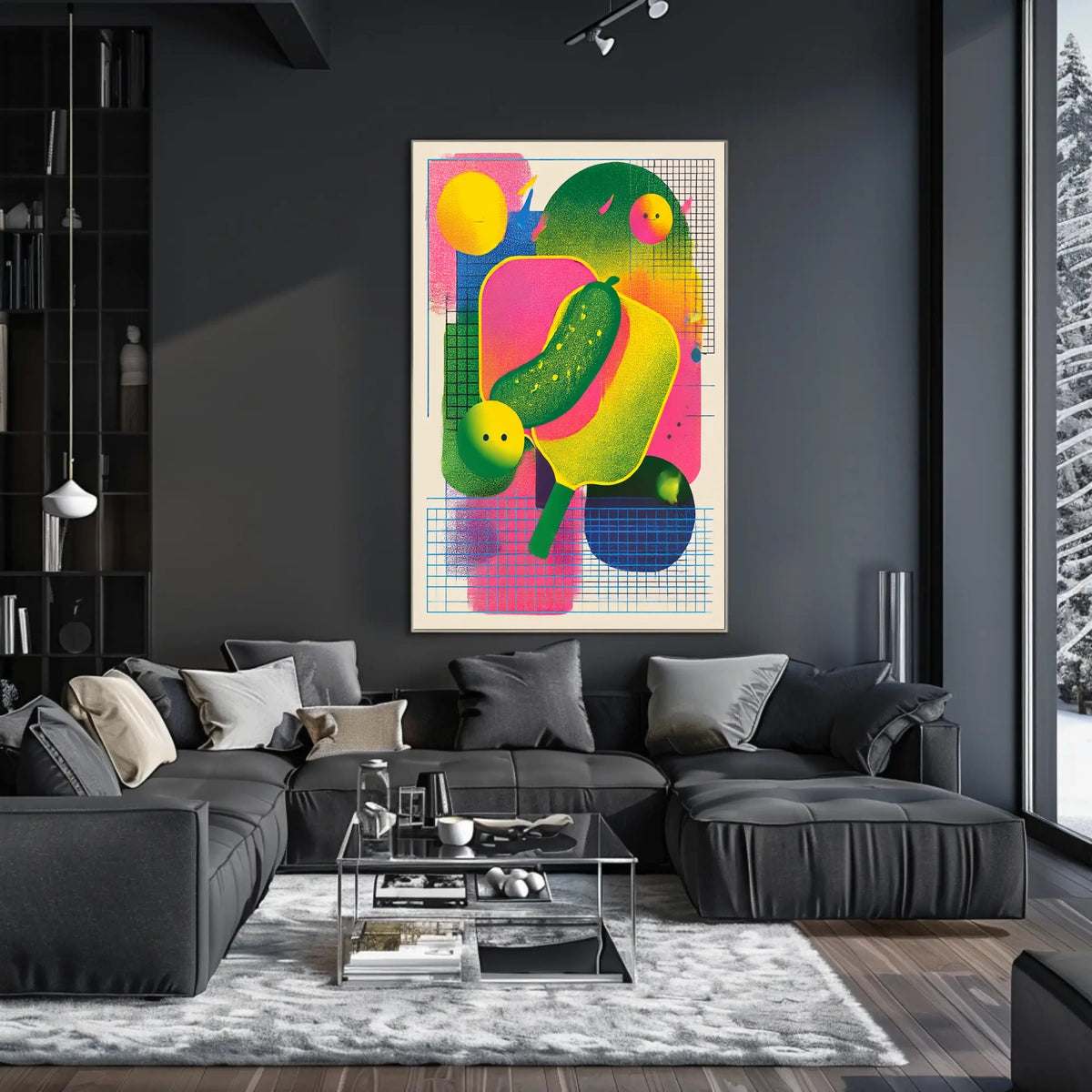 Vibrant Abstract Composition Poster