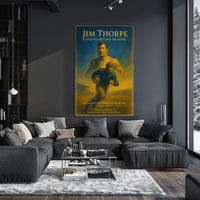 Jim Thorpe Iconic Sports Legend Poster