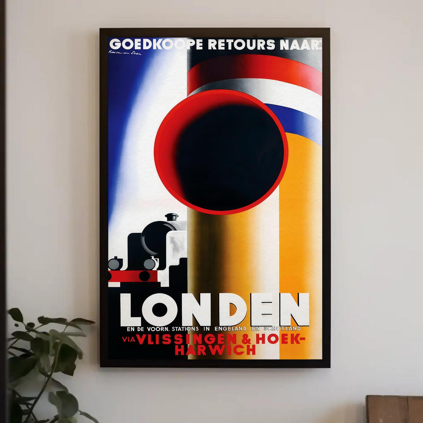 London Railway Travel Poster