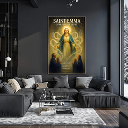 Saint Emma Guardian of Light Poster PosterGoat