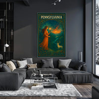 Pennsylvania Enchanted Landscape Poster