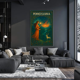 Pennsylvania Enchanted Landscape Poster