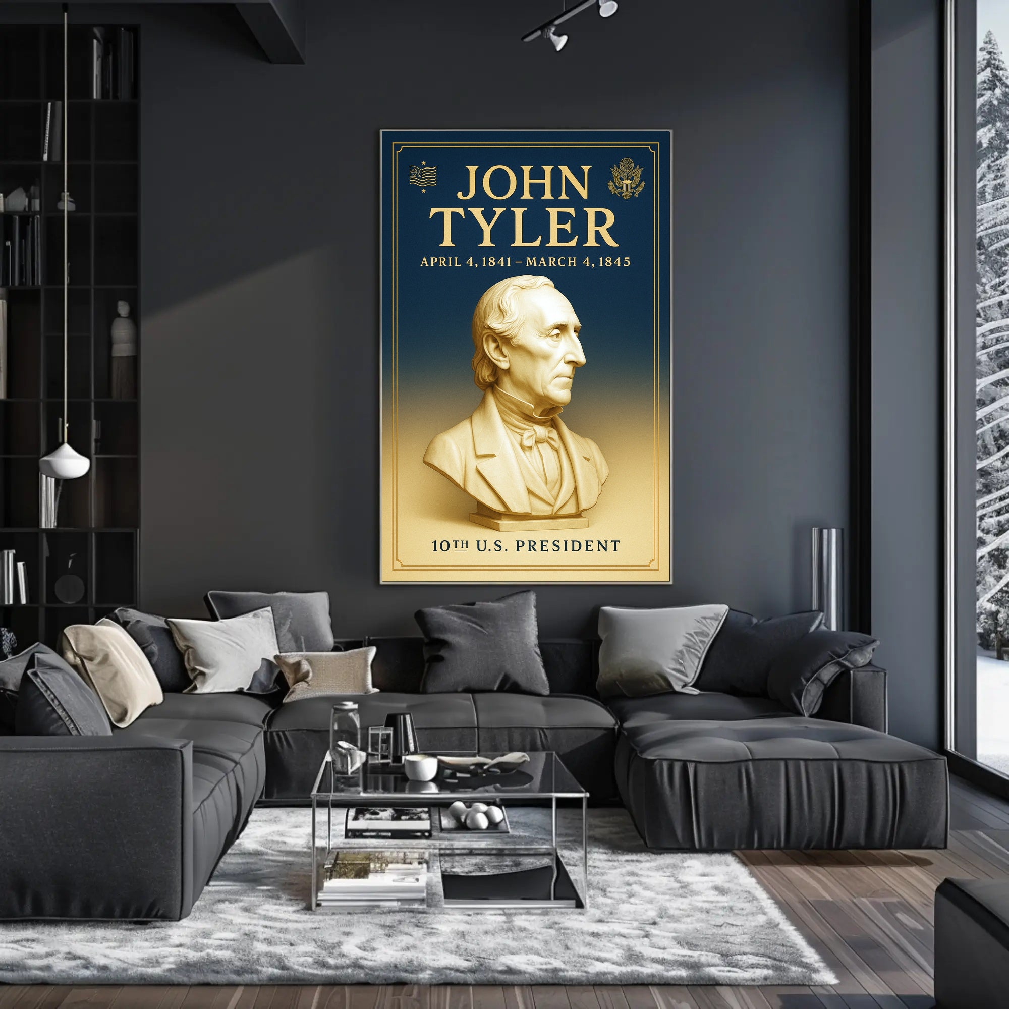 John Tyler 10th President Poster PosterGoat
