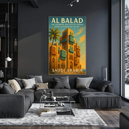 Al Balad The Colorful Old City Of Poster
