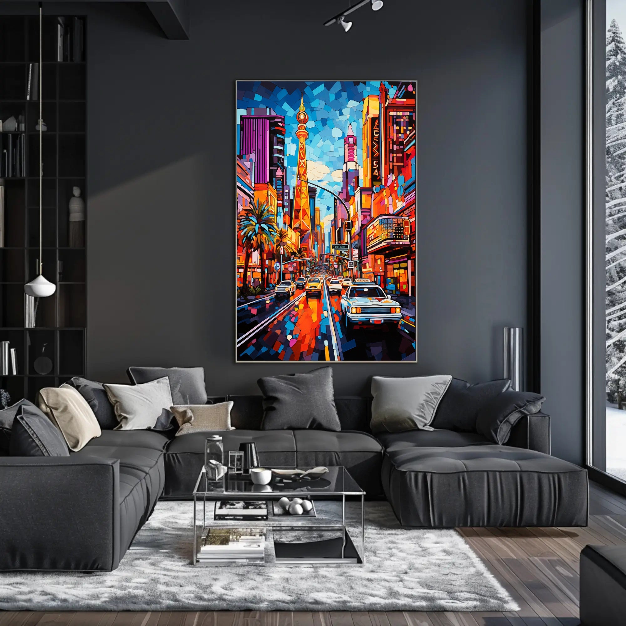Vibrant Cityscape Poster