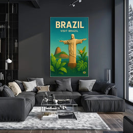 Discover Brazil Poster PosterGoat