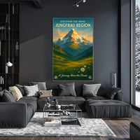 Discover the Swiss Jungfrau Region Poster