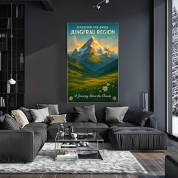 Discover the Swiss Jungfrau Region Poster