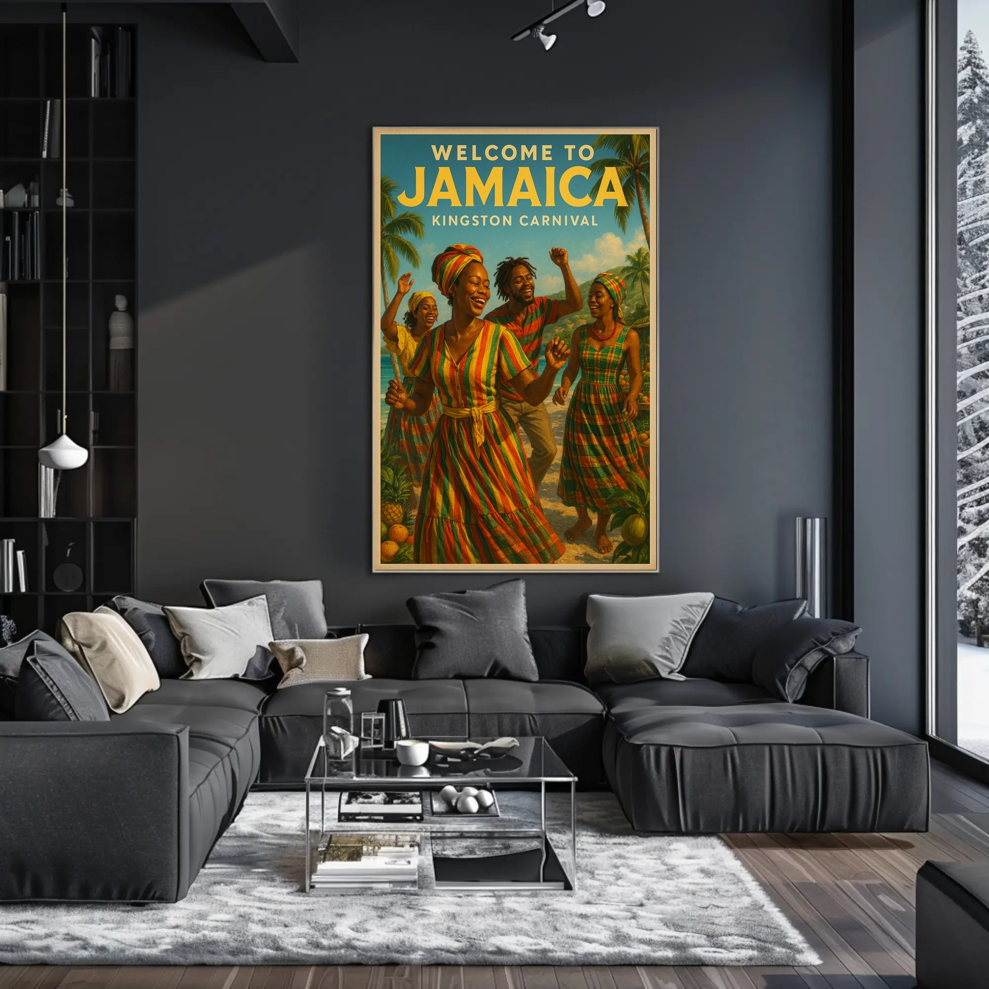Welcome to Jamaica Carnival Poster