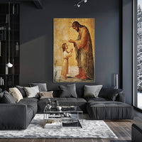 Serene Divine Blessing Religious Art Classical Poster