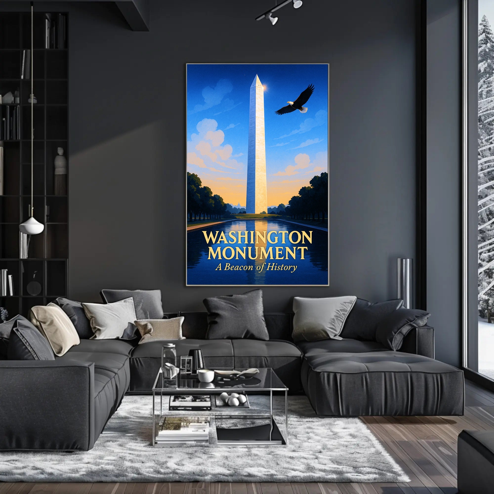 Washington Monument A Beacon of History Poster
