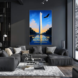 Washington Monument A Beacon of History Poster