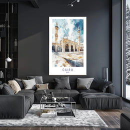Cairo Architectural Splendor Poster PosterGoat