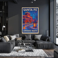 Santa Fe Luminaria Nights Poster
