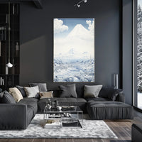Japanese Mountain Serenity: Cultural or Heritage Poster